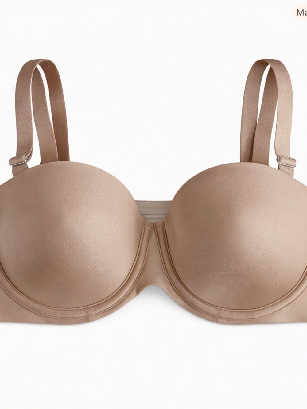 Soma Smooth T-Shirt Bra in Beige